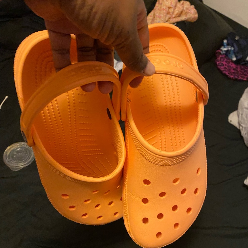 Orange Crocs size 10 in Woman’s